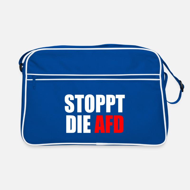 Stoppt die afd Retro Tasche