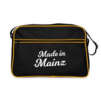 Made in Mainz - Retro Tasche - Schwarz/Gold - Vorne