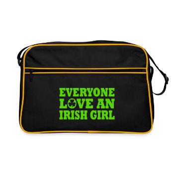 st patricks day - Sac Retro - noir/or - Devant