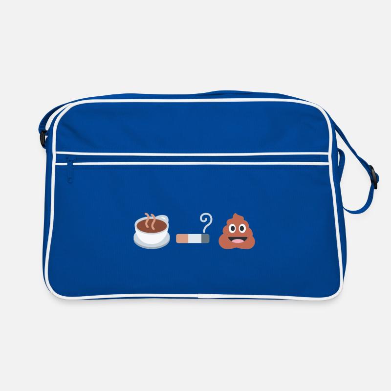 Kaffee, Kippe, K*cken Retro Tasche