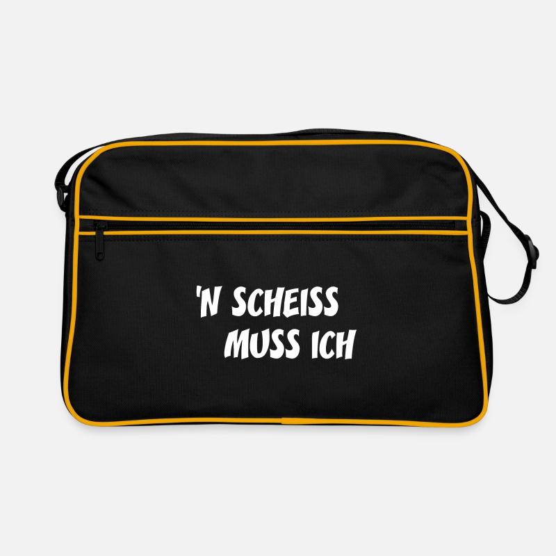 Nen merde je dois Sac Retro