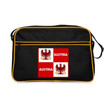 The Austrians - Retro Bag - black/gold - Front