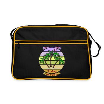 Turkey Holidays - Retro Bag - black/gold - Front