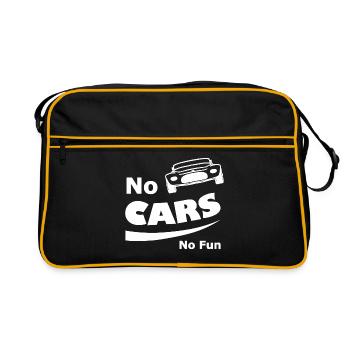 Gaz et déplacement - Sac Retro - noir/or - Devant