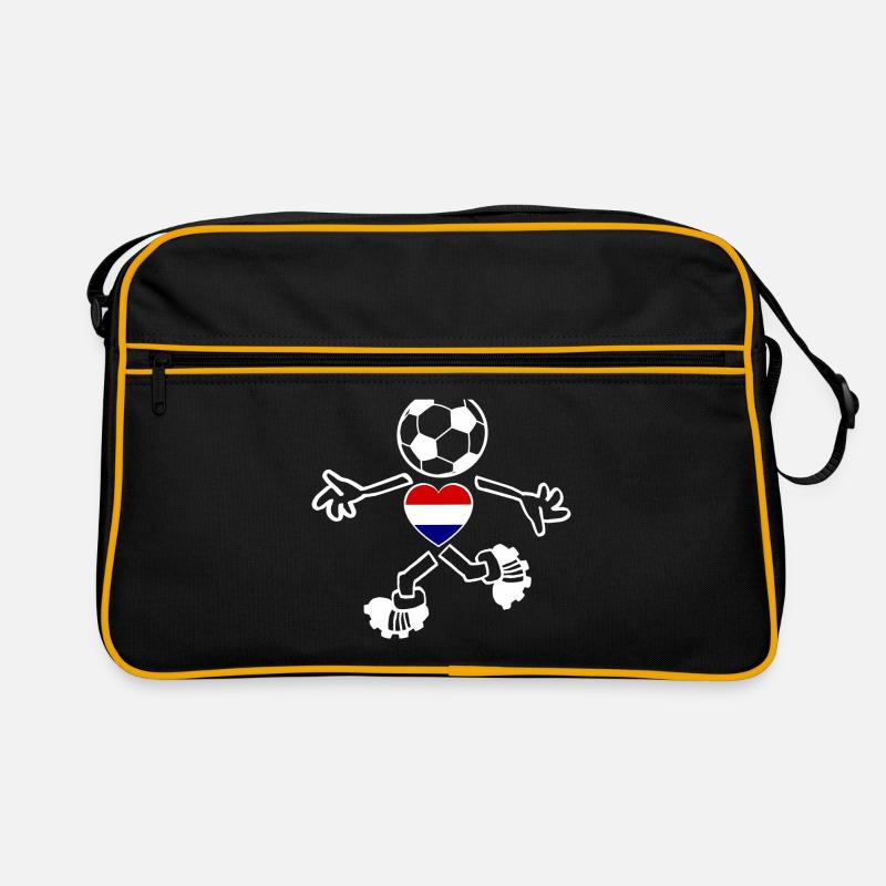 The Dutch fans - Retro Bag - black/gold