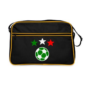 The best Team Italia - Retro Bag - black/gold - Front