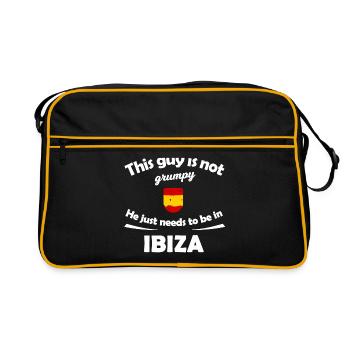 Fête à Ibiza - Sac Retro - noir/or - Devant