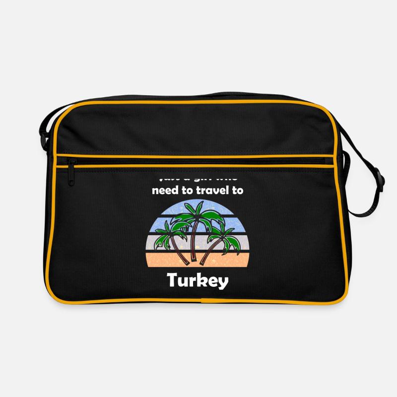 Tourist in Turkey Retro Bag