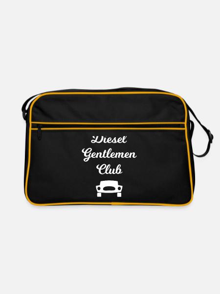 The Diesel Driver Club - Retro Bag - black/gold - Front