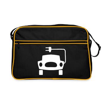 The electric cars - Retro Bag - black/gold - Front