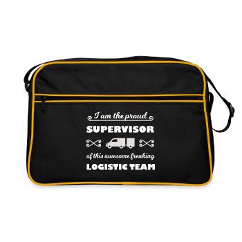 Le Chef Transport - Sac Retro - noir/or - Devant