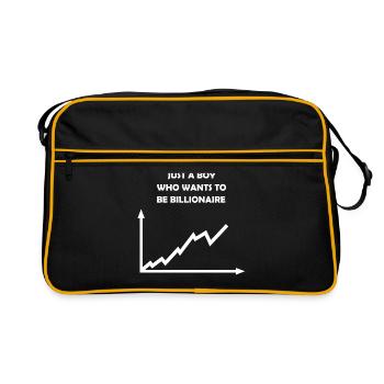 Share prices - Retro Bag - black/gold - Front