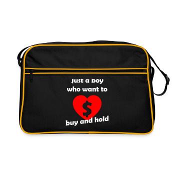The investors - Retro Bag - black/gold - Front