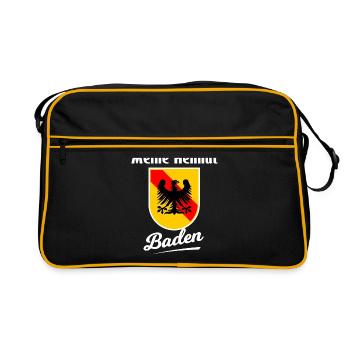 The homeland of Baden - Retro Bag - black/gold - Front