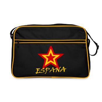Vive l’Espagne - Sac Retro - noir/or - Devant