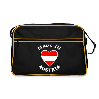 Né en Autriche - Sac Retro - noir/or - Devant