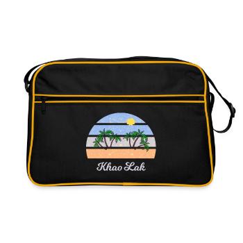 Le voyage à Khao Lak - Sac Retro - noir/or - Devant