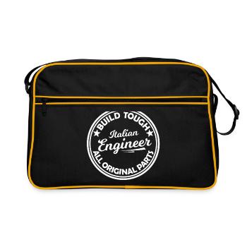 Ingénieur d’Italie - Sac Retro - noir/or - Devant