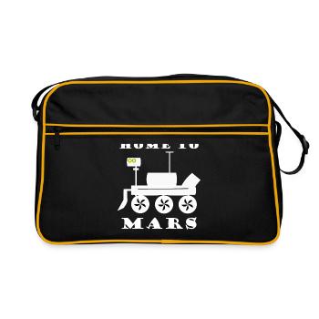 Le voyage vers tous - Sac Retro - noir/or - Devant