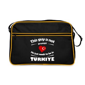 Holidays in Antalya - Retro Bag - black/gold - Front