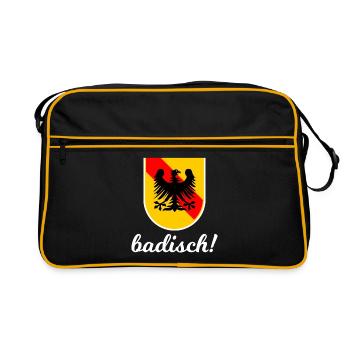 Baden est un sentiment - Sac Retro - noir/or - Devant