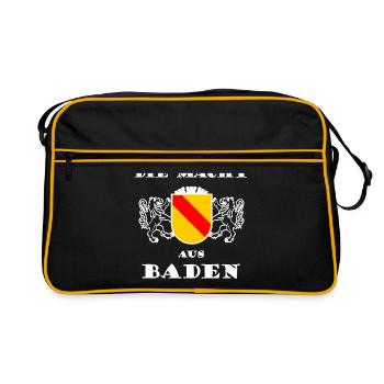 La puissance du sud de l’Allemagne - Sac Retro - noir/or - Devant