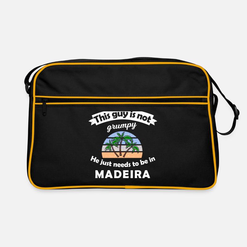 Urlaub in Madeira Retro Tasche