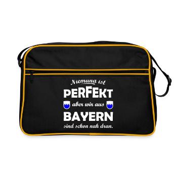 Parfait du sud - Sac Retro - noir/or - Devant