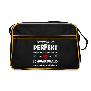 The Black Forest Boys - Retro Bag - black/gold - Front