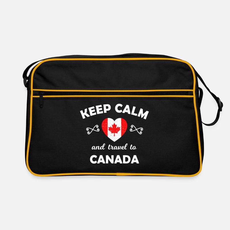 Die Reise nach Kanada Retro Tasche