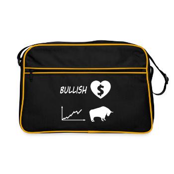 Investor and capitalist - Retro Bag - black/gold - Front
