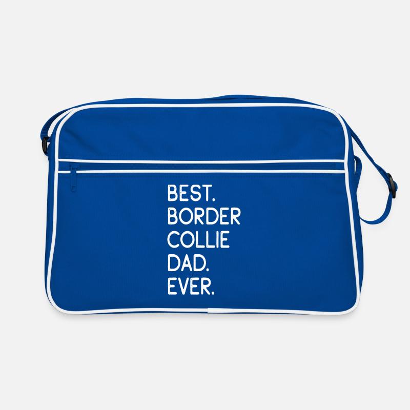 Border Collie Retro Bag