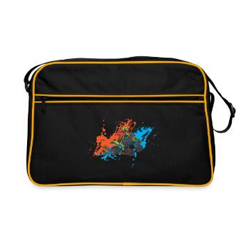 Quad - Sac Retro - noir/or - Devant