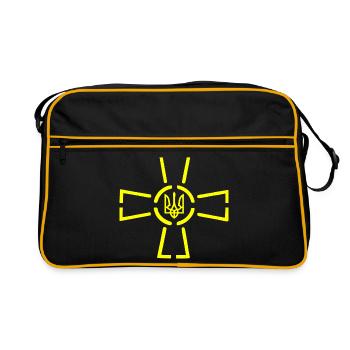 Slava ukraini - Sac Retro - noir/or - Devant