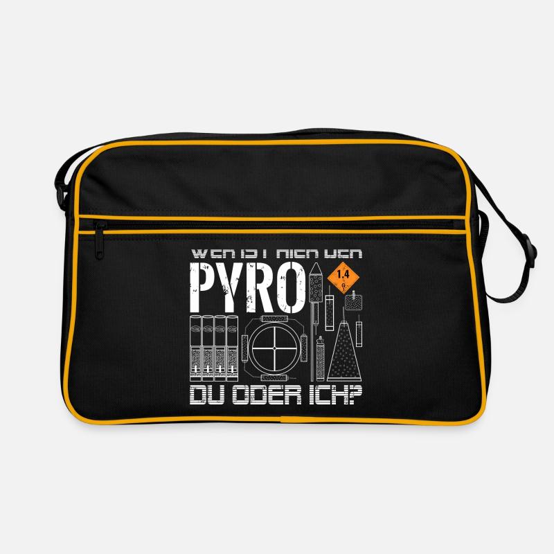 Wer ist hier der Pyro Retro Tasche