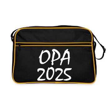 Papy 2025 - Sac Retro - noir/or - Devant