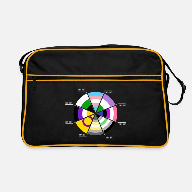 100% OKAY: Pride & Gender Identity Retro Bag