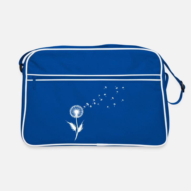 Löwenzahn Samen Silhouette Retro Tasche