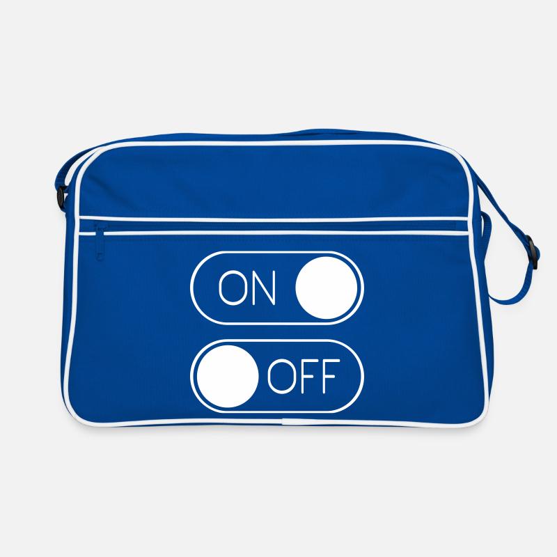 Toggle Graphic On Off Switch Retro Bag