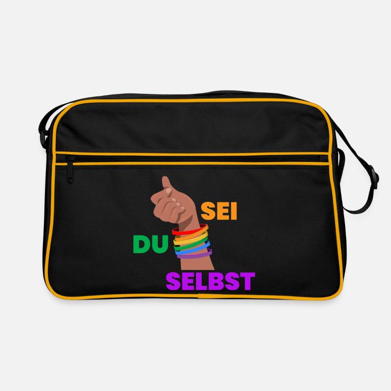 Pride Faust Selbstbestimmung Retro Tasche