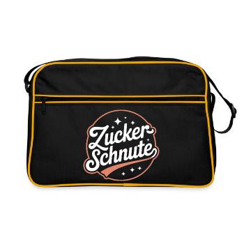 Museau sucré Dent sucrée Chocolat Sucre Museau - Sac Retro - noir/or - Devant