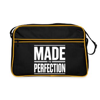 Made To Perfection Matured To Perfection Perfect - Retro Bag - black/gold - Front
