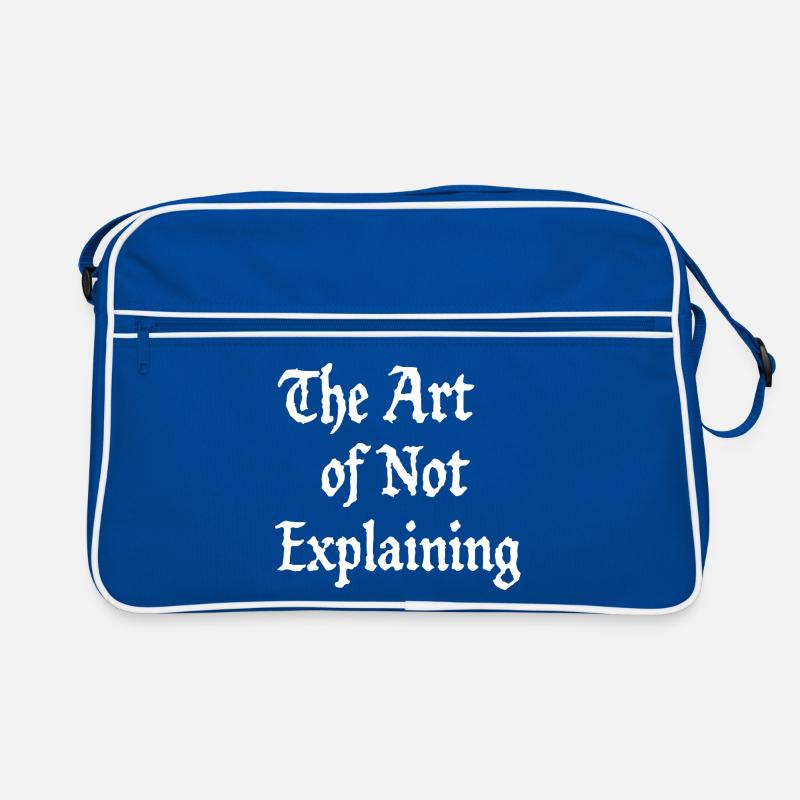 L’art de ne pas expliquer Sac Retro