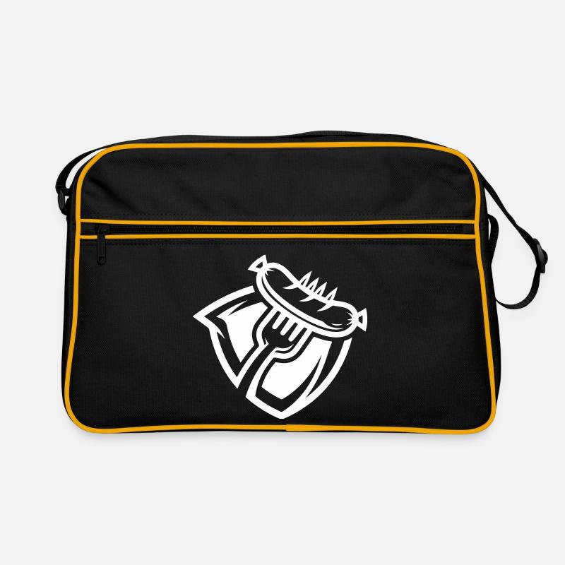 Wurst Gabel Retro Tasche