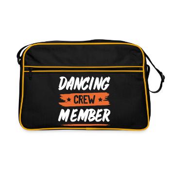 Dancing Crew - Retro Tasche - Schwarz/Gold - Vorne