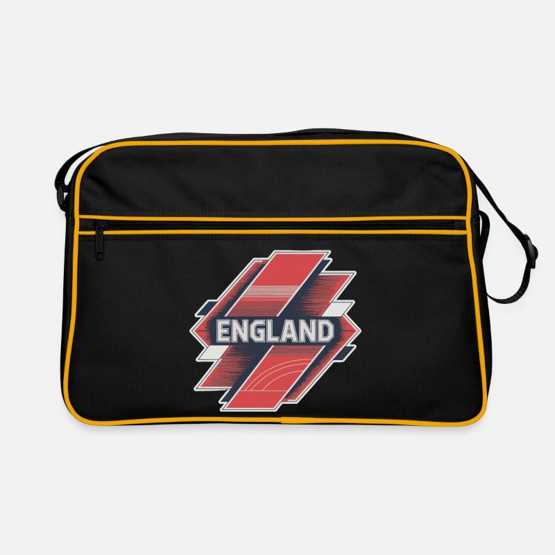 Angleterre - Sac Retro - noir/or