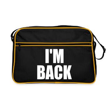 I'm back - Sac Retro - noir/or - Devant