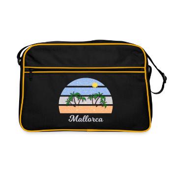 Holidays in Majorca - Retro Bag - black/gold - Front