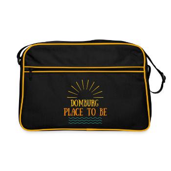 Domburg Place To Be - Retro Bag - black/gold - Front