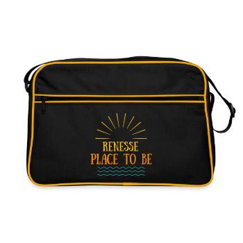 Renesse Place To Be - Retro Bag - black/gold - Front